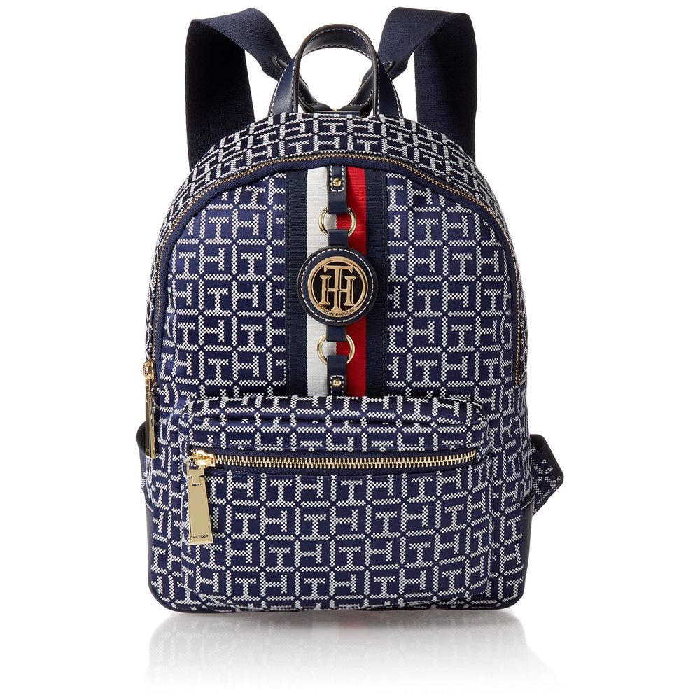 Jaden Plus Backpack, Navy/White :>